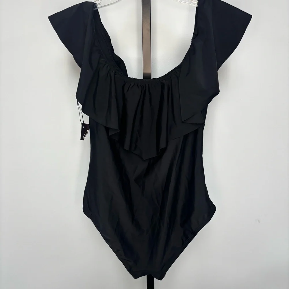 AVA & VIV Off The‎ Shoulder Flounce One Piece NWT Women’s 18W
